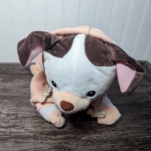 Fenrici Pet NWT Pink White Dog Hoodie Zip Closure Size Small - Picture 6 of 6